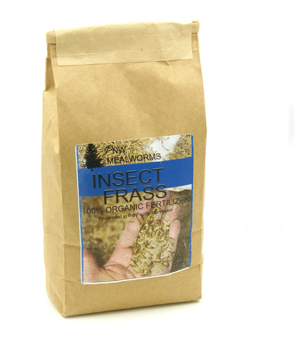 Organic Mealworm Frass - 6 lbs (Three 2 lb bags)